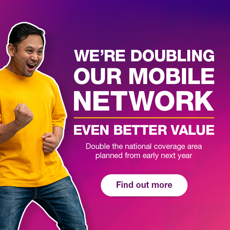 TPG mobile network coverage is expanding nationwide