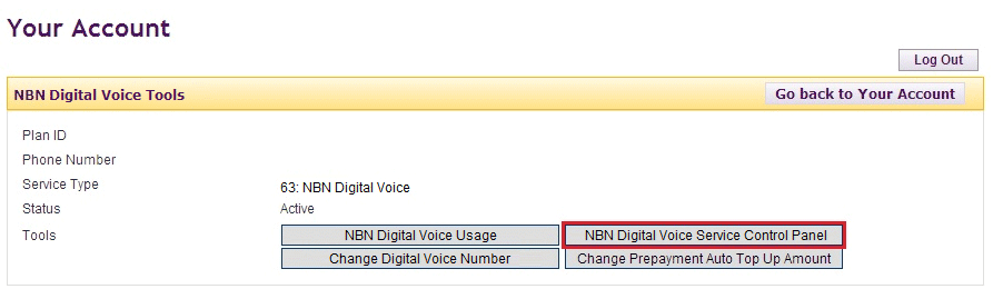 nbn myaccount screenshot 2